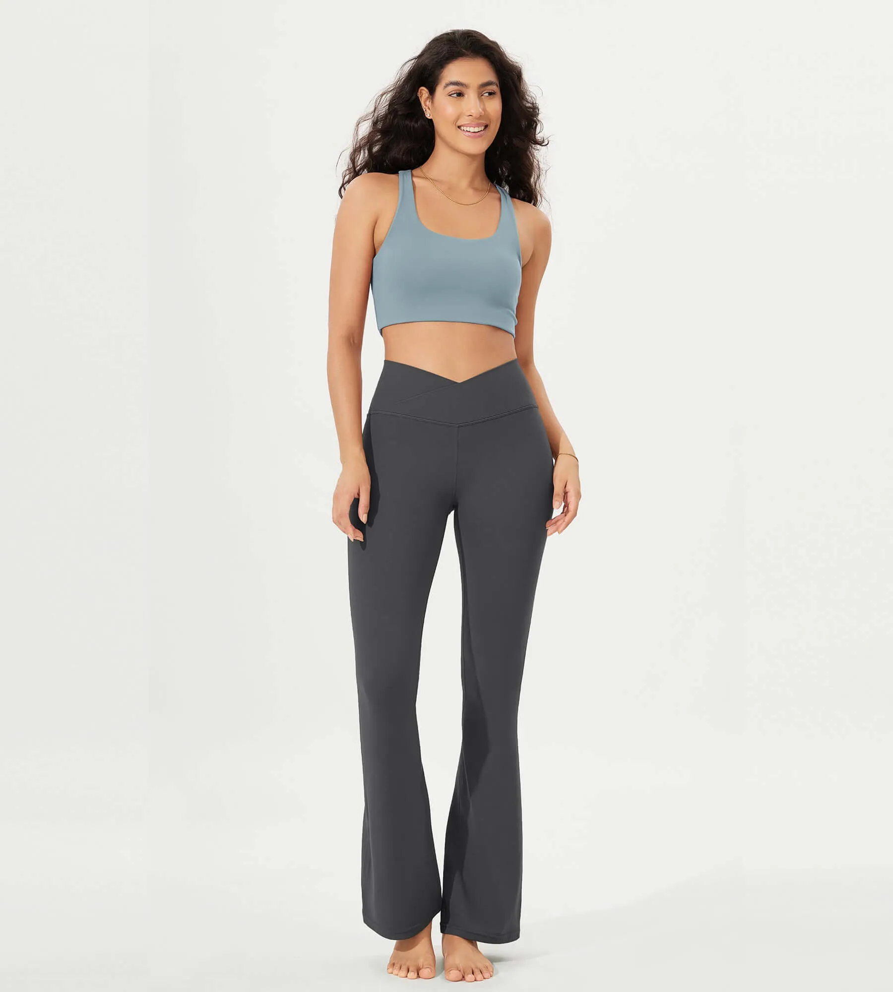 32" Cloud Feeling  High Waist Bootcut Lounge Yoga  Pants with Back