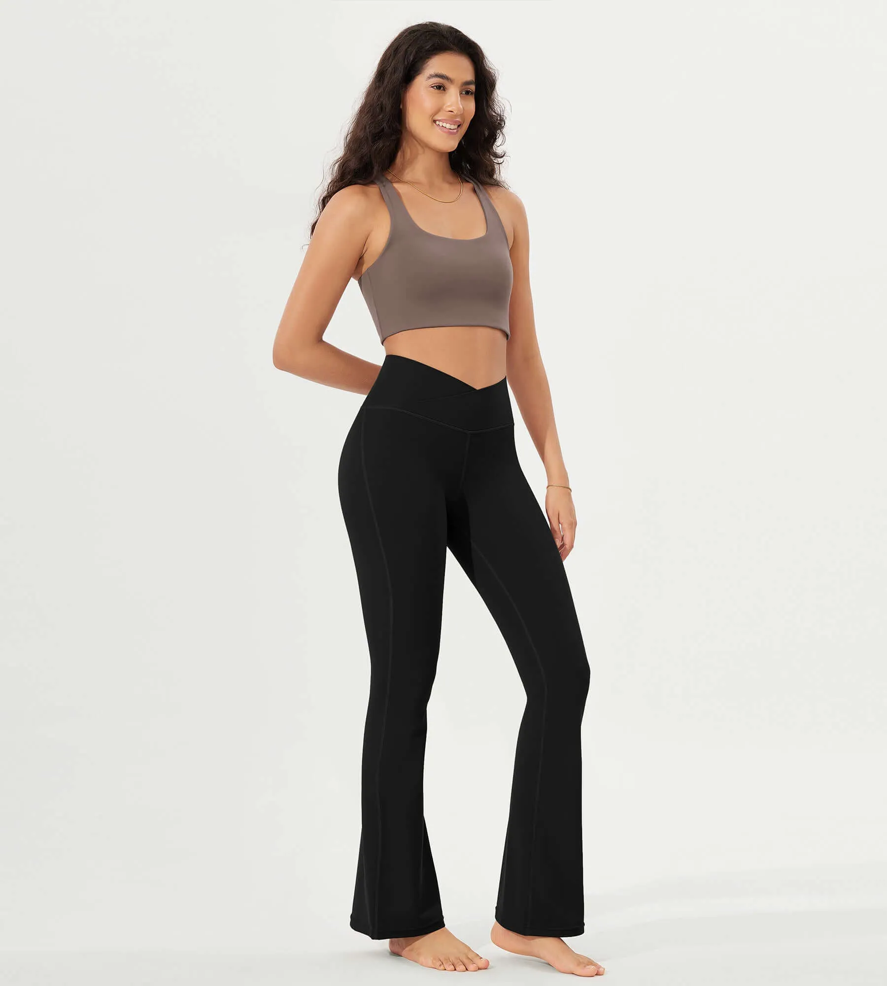 32" Cloud Feeling  High Waist Bootcut Lounge Yoga  Pants with Back