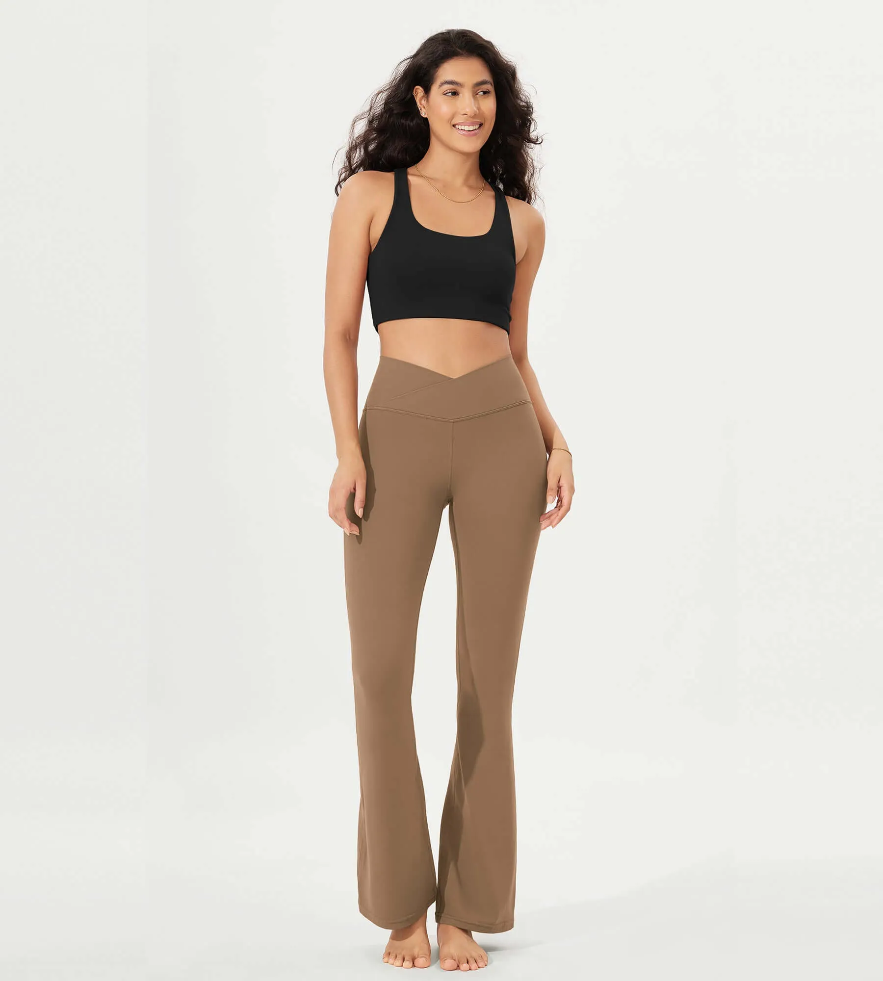 32" Cloud Feeling  High Waist Bootcut Lounge Yoga  Pants with Back