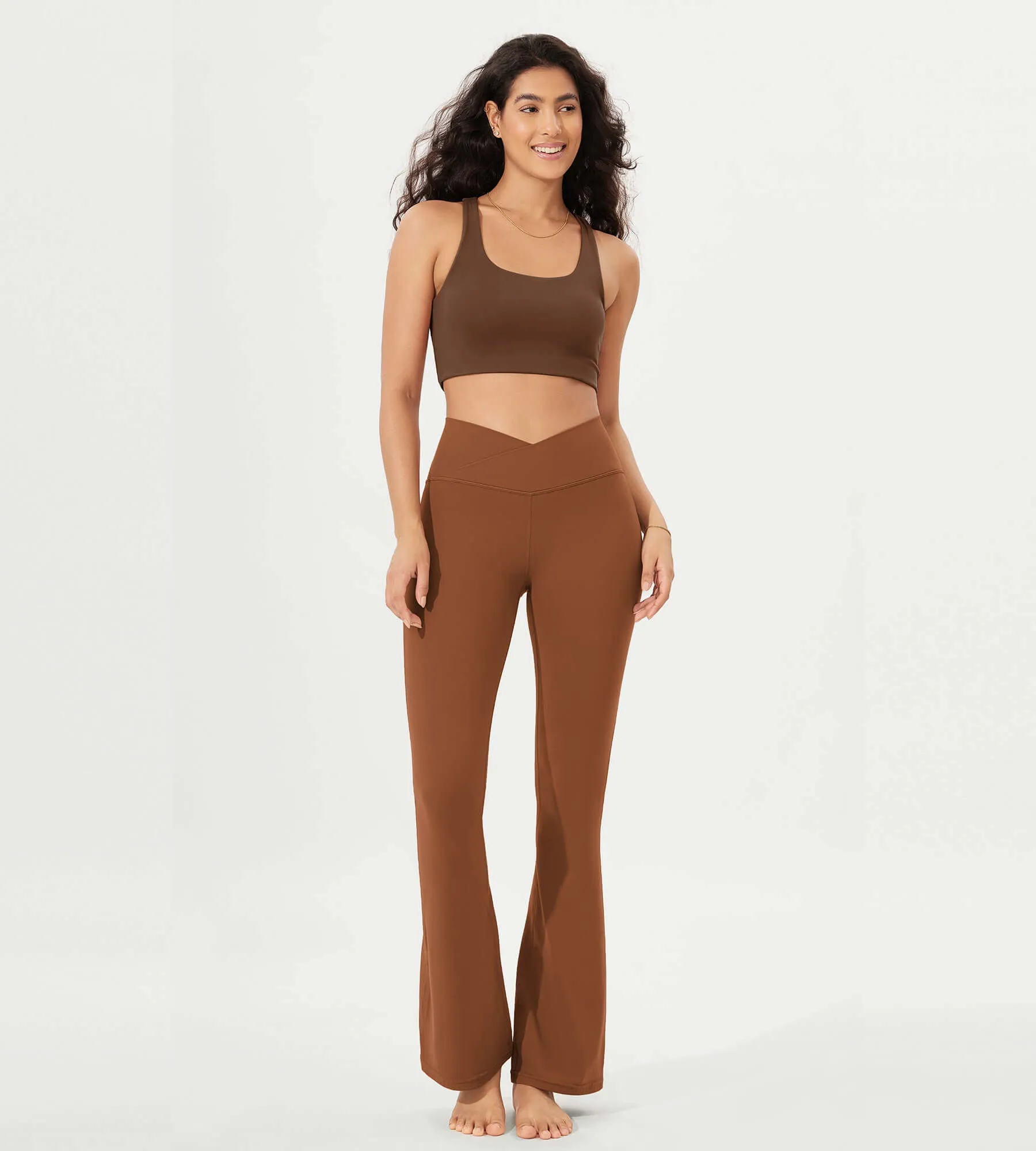 32" Cloud Feeling  High Waist Bootcut Lounge Yoga  Pants with Back