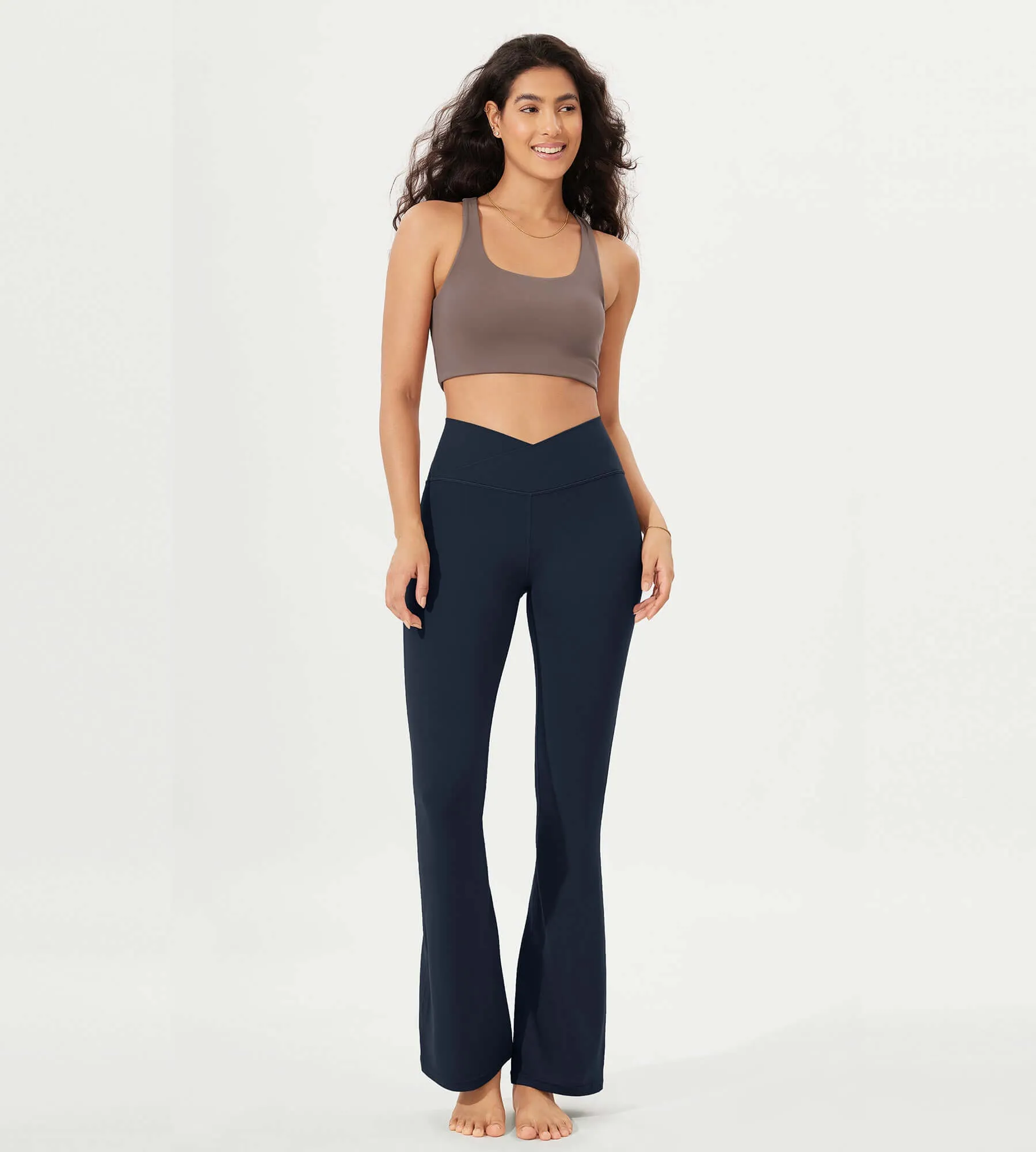32" Cloud Feeling  High Waist Bootcut Lounge Yoga  Pants with Back