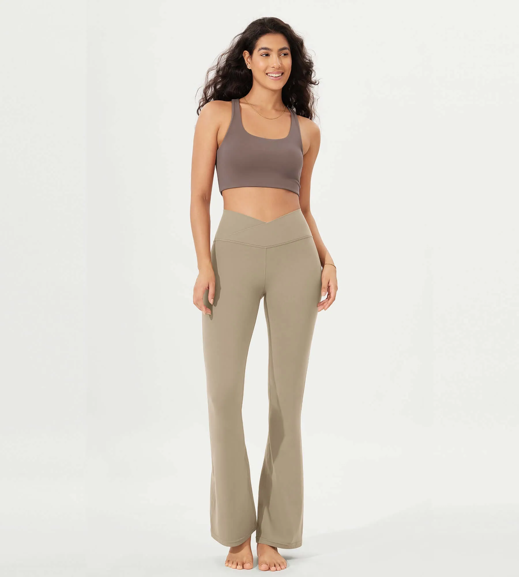 32" Cloud Feeling  High Waist Bootcut Lounge Yoga  Pants with Back