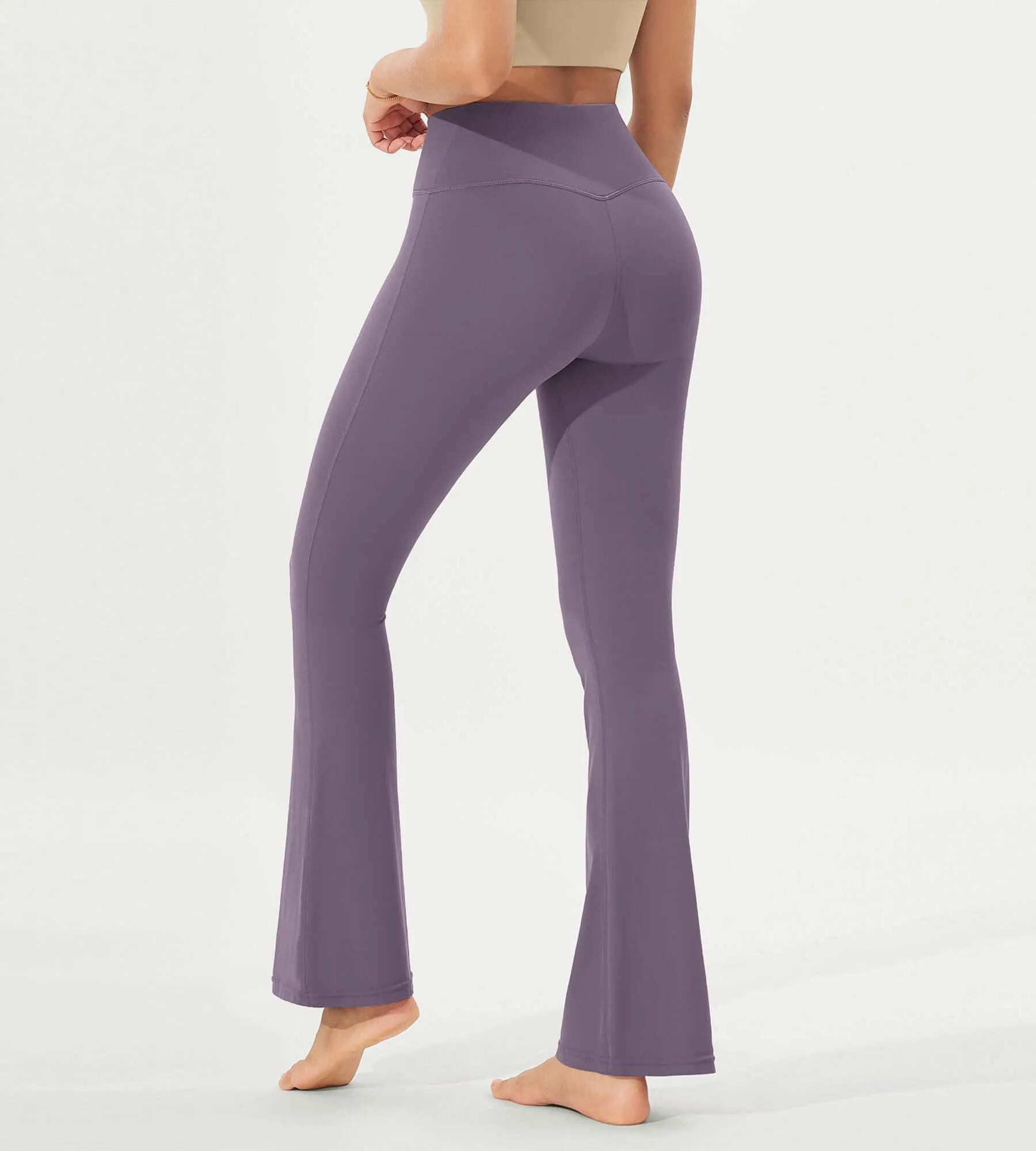 32" Cloud Feeling  High Waist Bootcut Lounge Yoga  Pants with Back