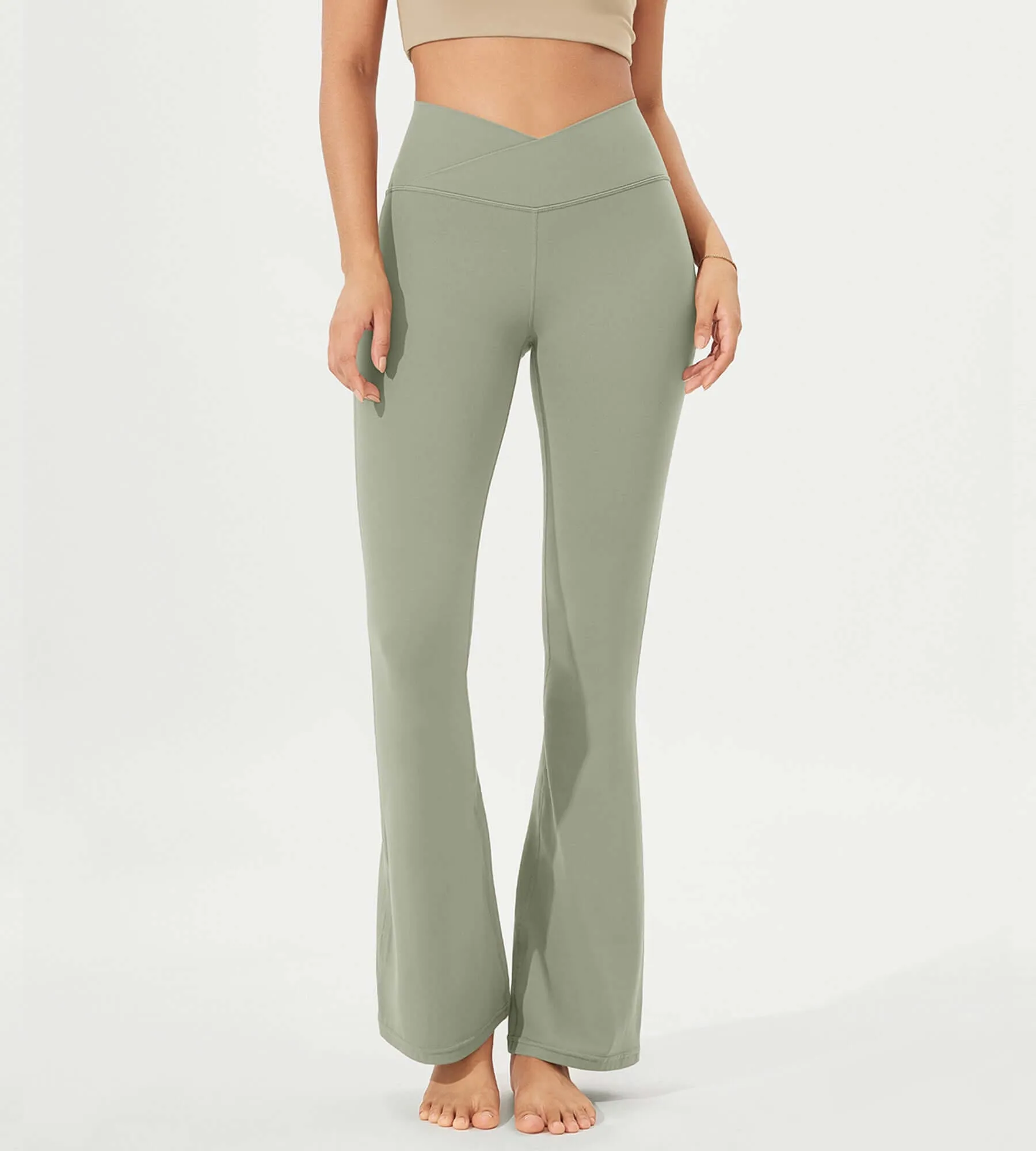 32" Cloud Feeling  High Waist Bootcut Lounge Yoga  Pants with Back