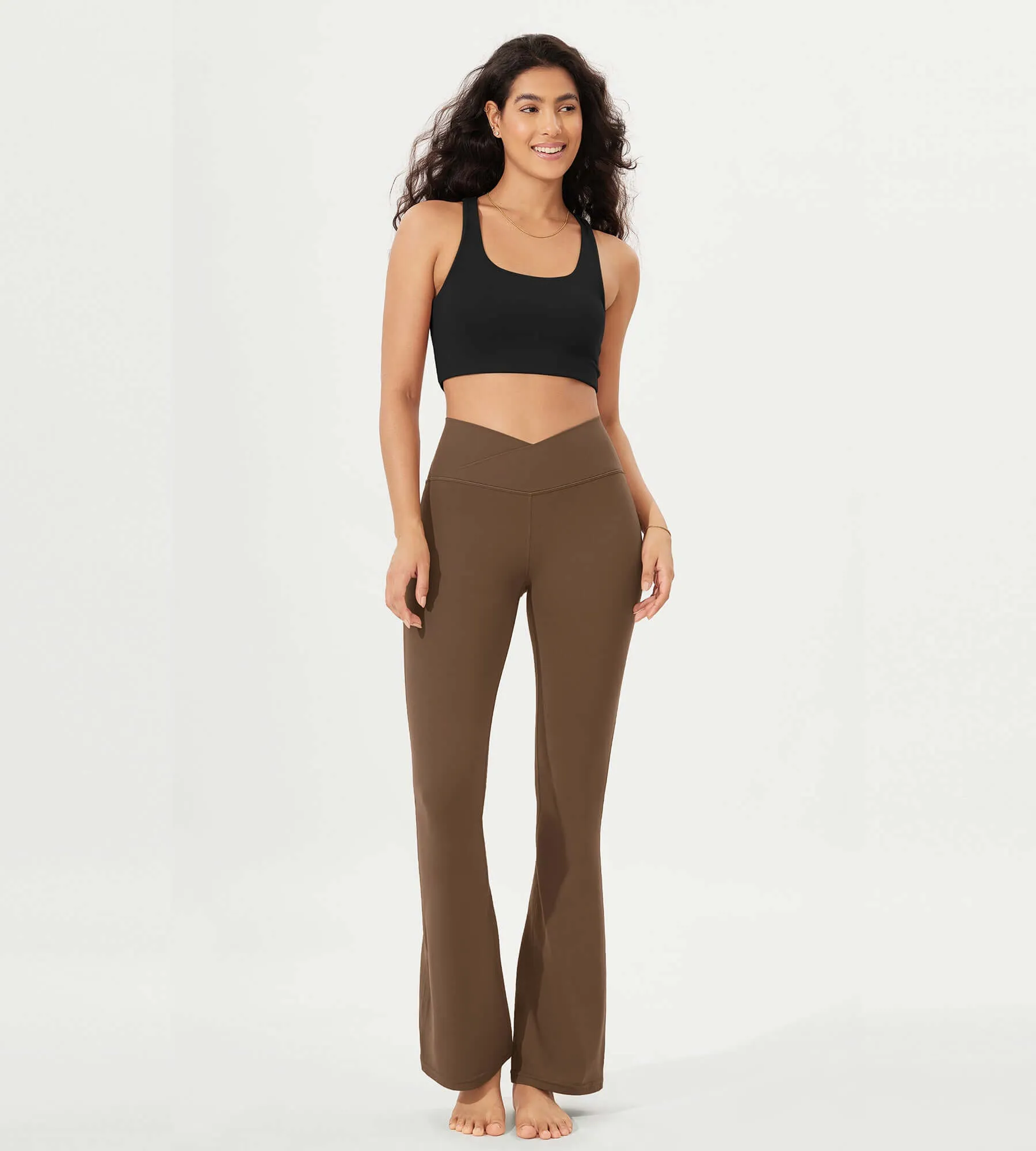 32" Cloud Feeling  High Waist Bootcut Lounge Yoga  Pants with Back