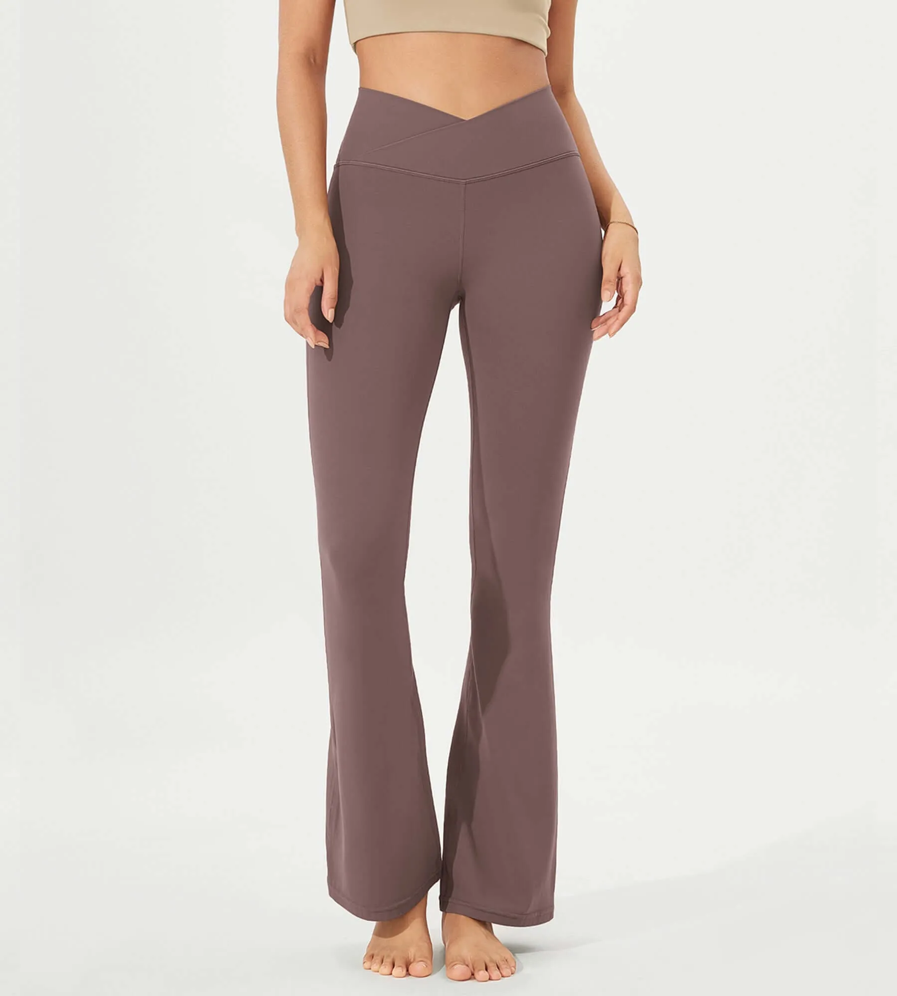 32" Cloud Feeling  High Waist Bootcut Lounge Yoga  Pants with Back
