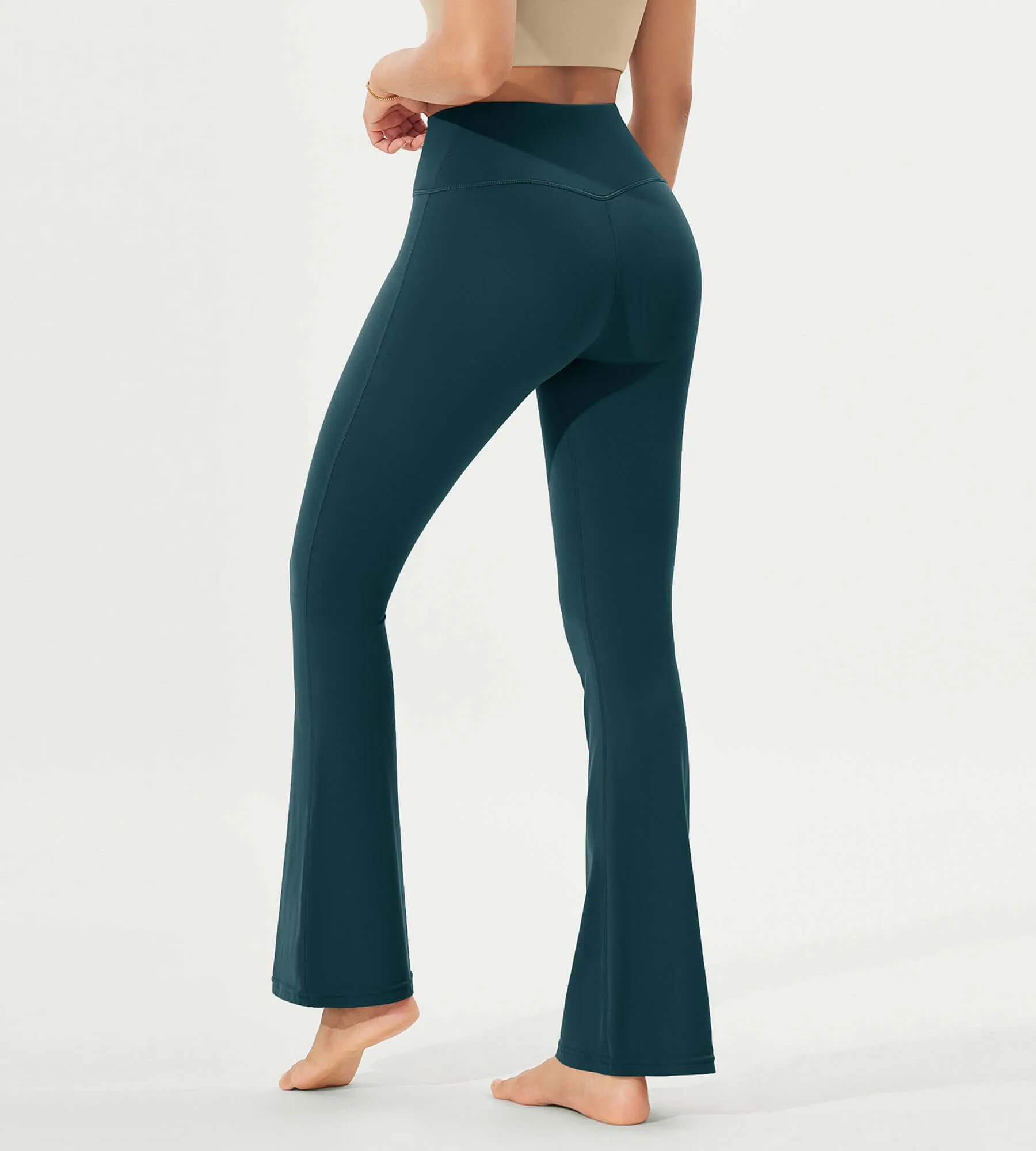 32" Cloud Feeling  High Waist Bootcut Lounge Yoga  Pants with Back