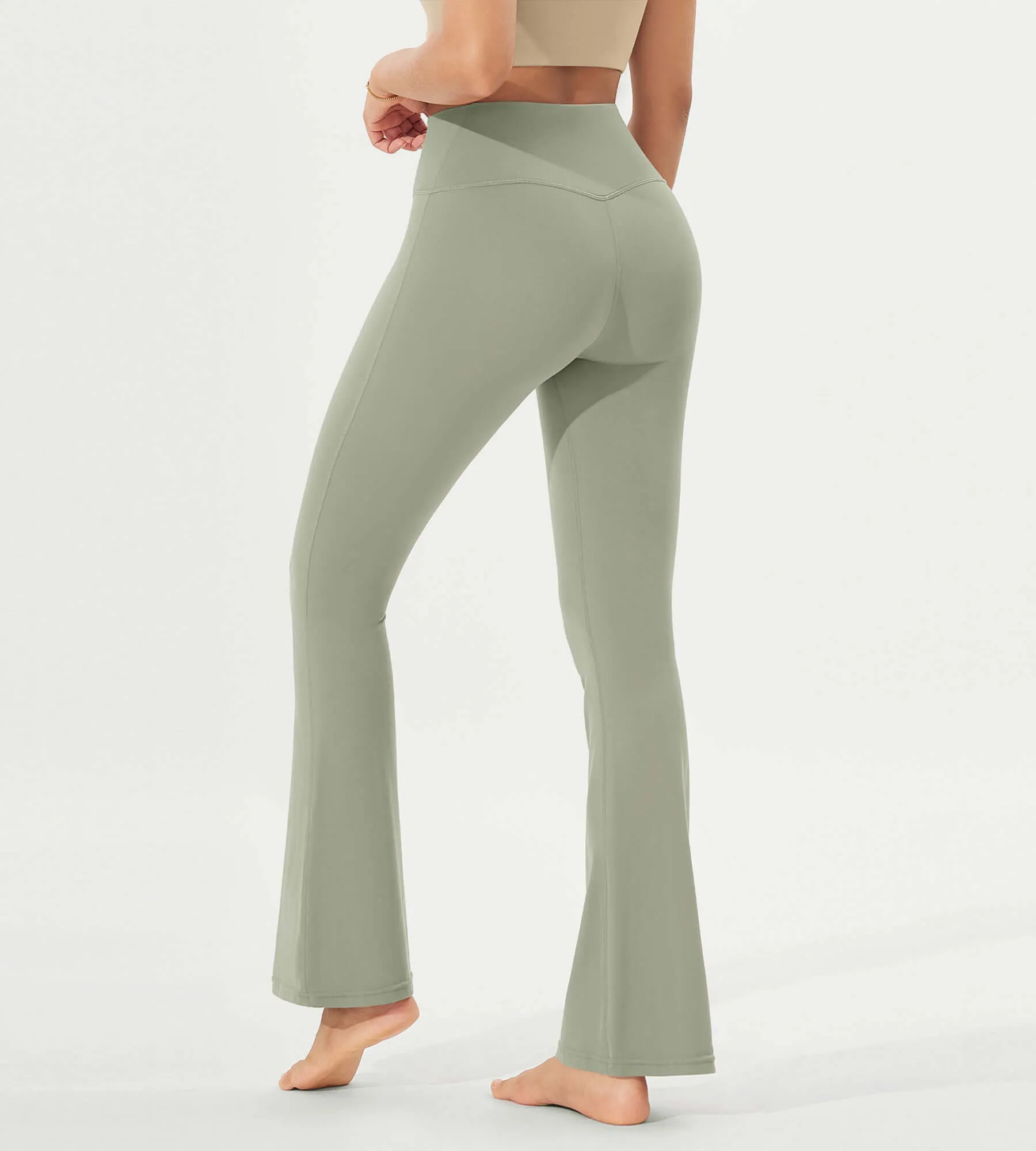 32" Cloud Feeling  High Waist Bootcut Lounge Yoga  Pants with Back