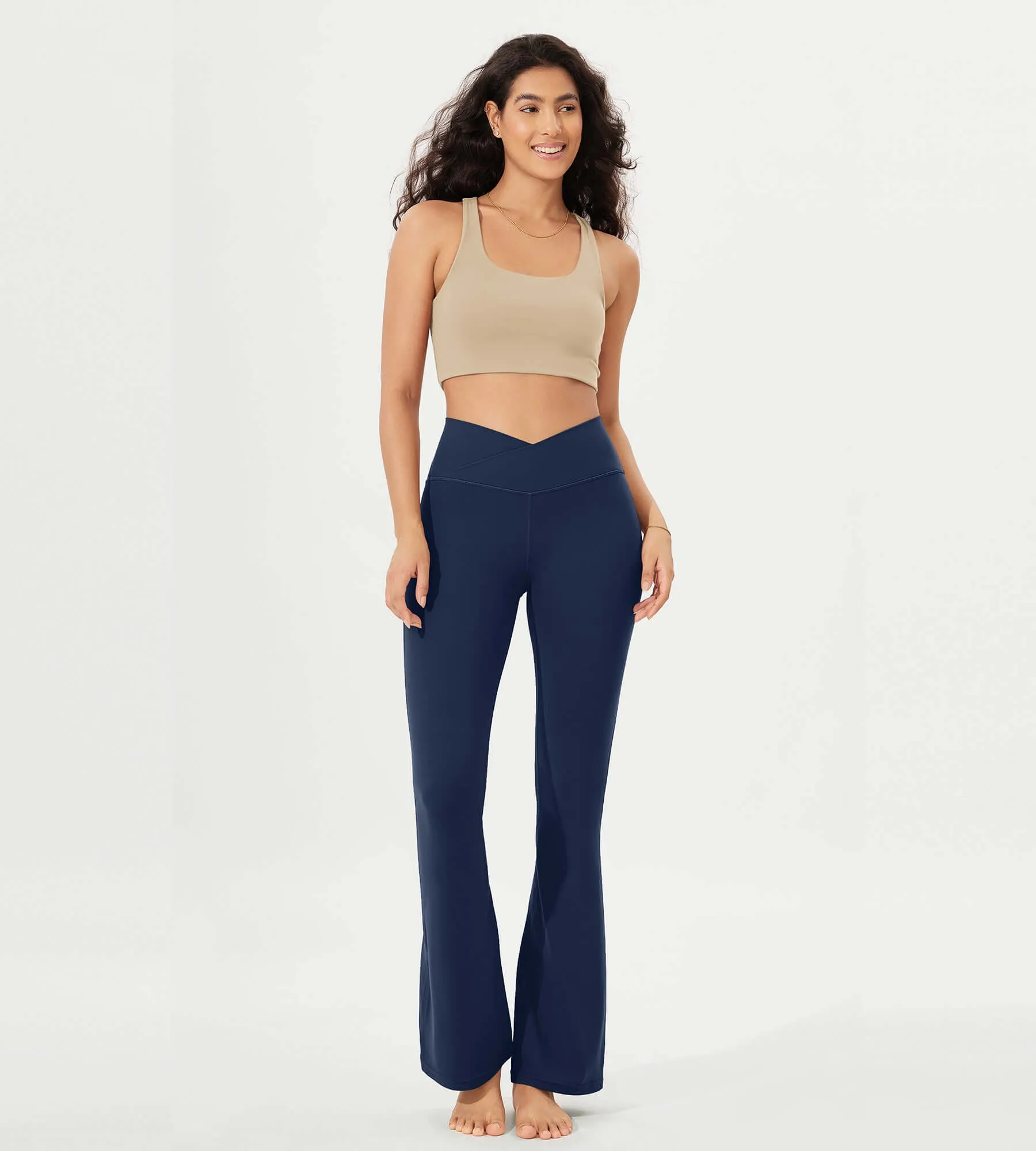 32" Cloud Feeling  High Waist Bootcut Lounge Yoga  Pants with Back