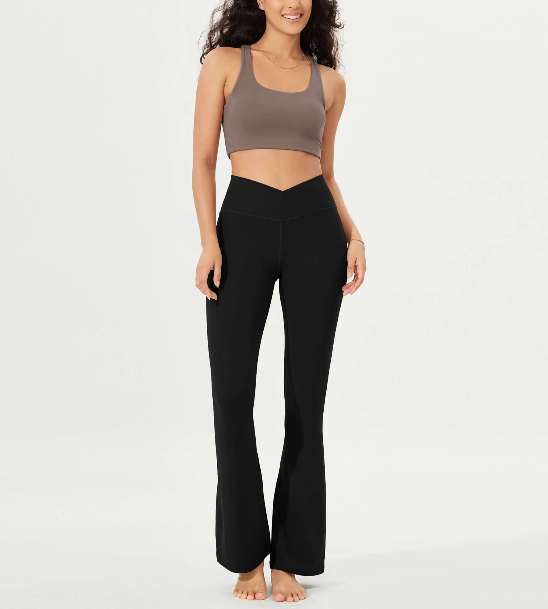 32" Cloud Feeling  High Waist Bootcut Lounge Yoga  Pants with Back
