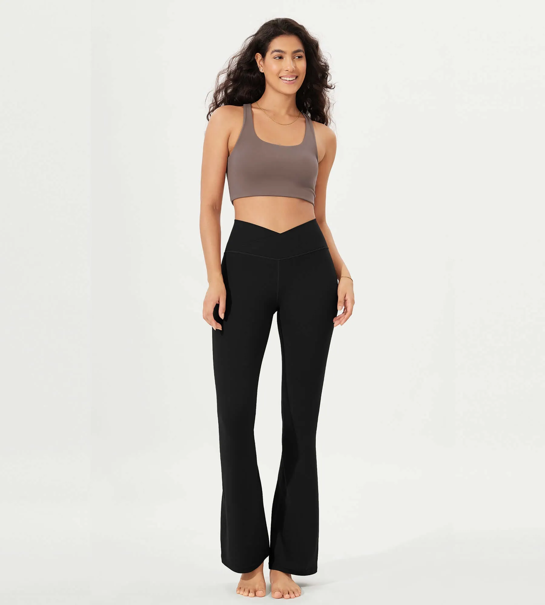 32" Cloud Feeling  High Waist Bootcut Lounge Yoga  Pants with Back