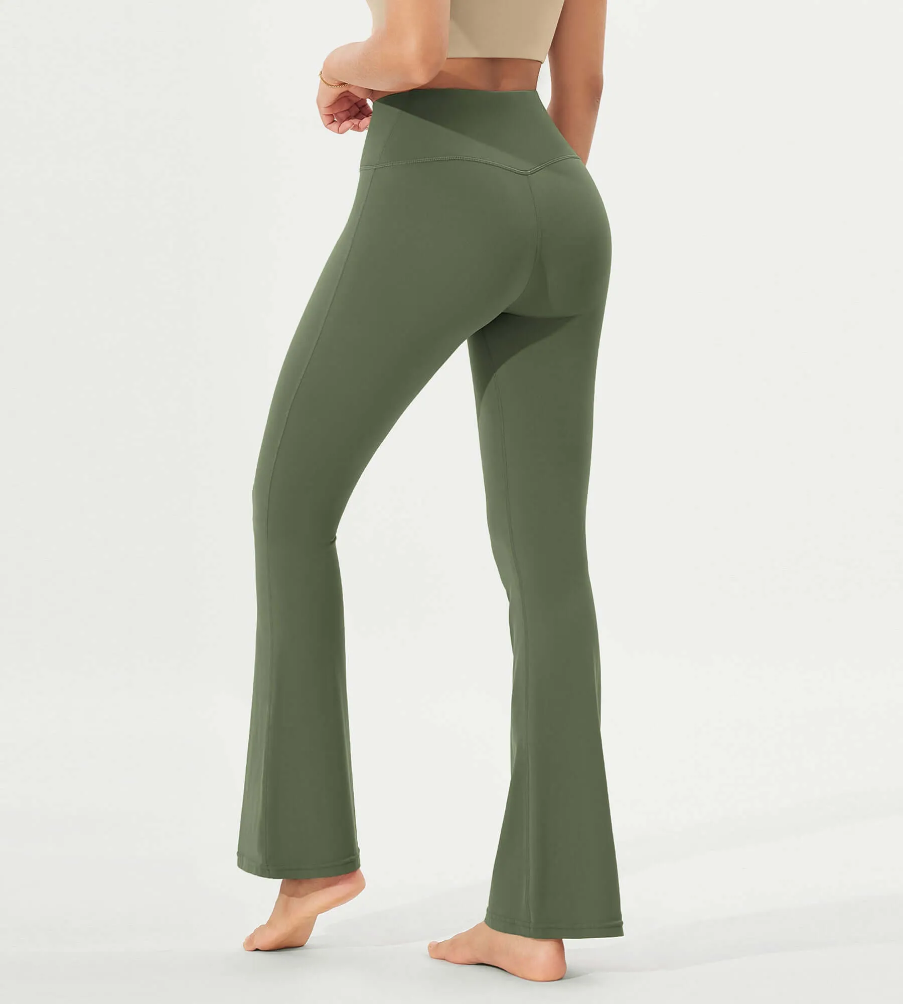 32" Cloud Feeling  High Waist Bootcut Lounge Yoga  Pants with Back