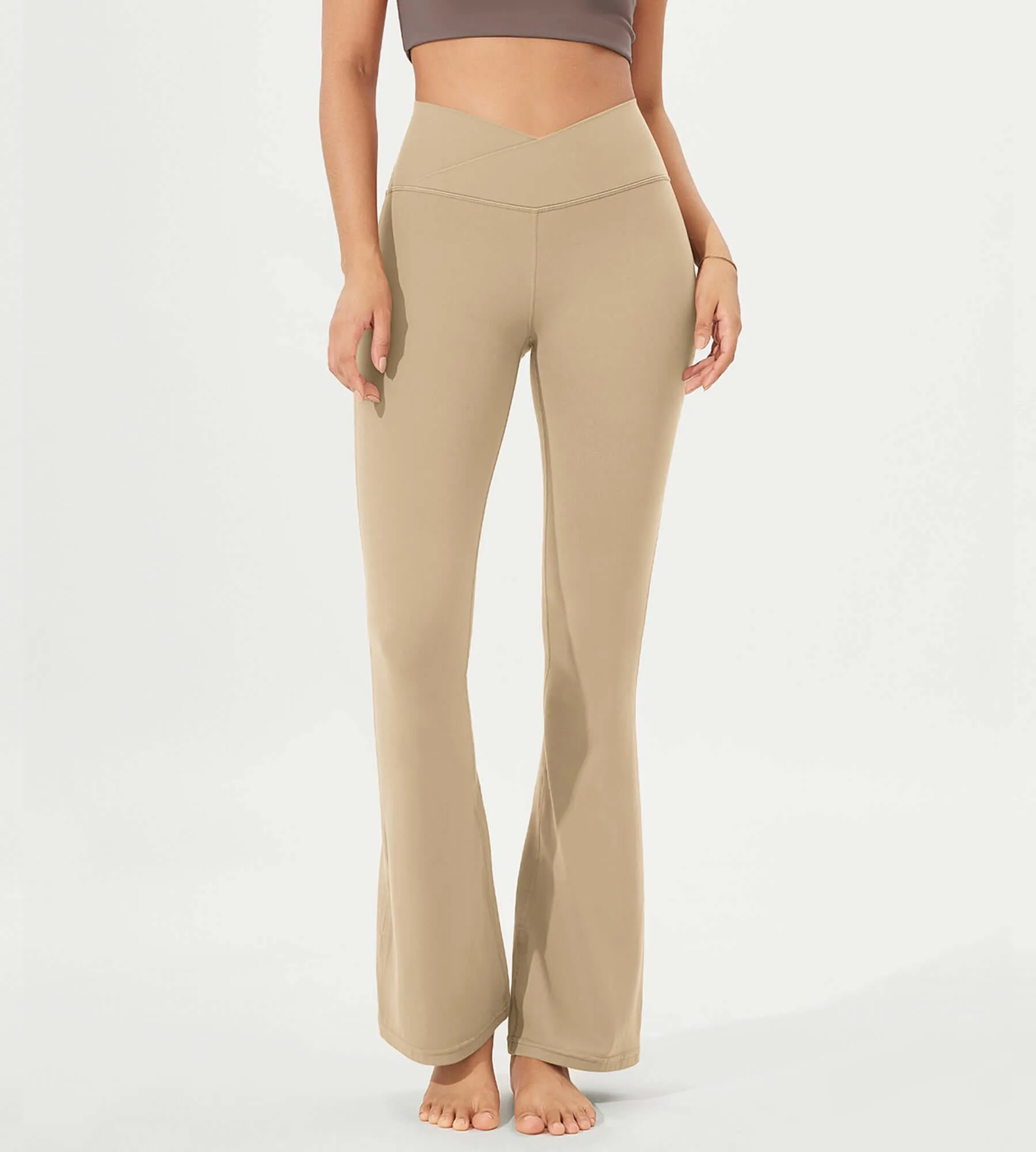 32" Cloud Feeling  High Waist Bootcut Lounge Yoga  Pants with Back