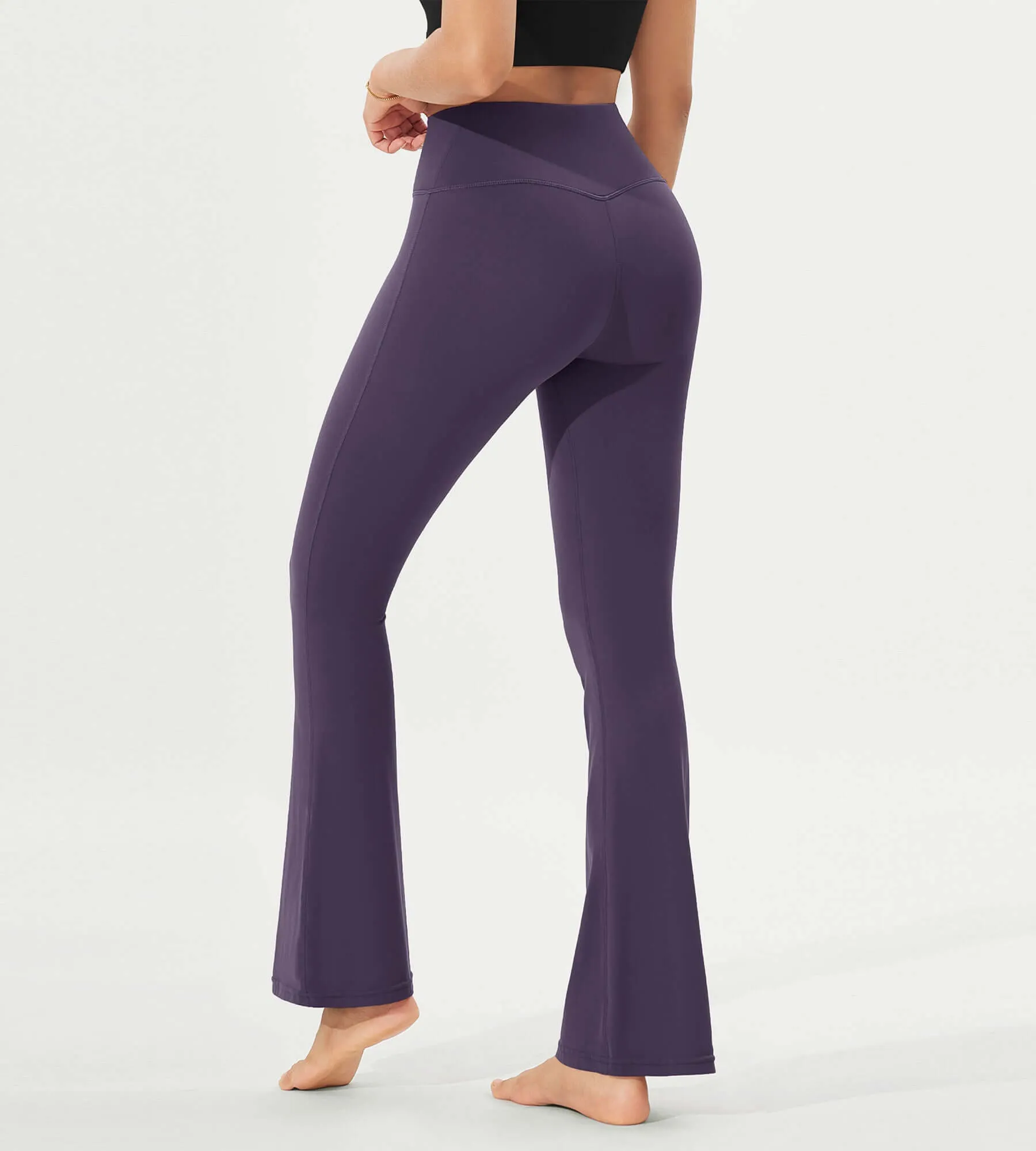32" Cloud Feeling  High Waist Bootcut Lounge Yoga  Pants with Back