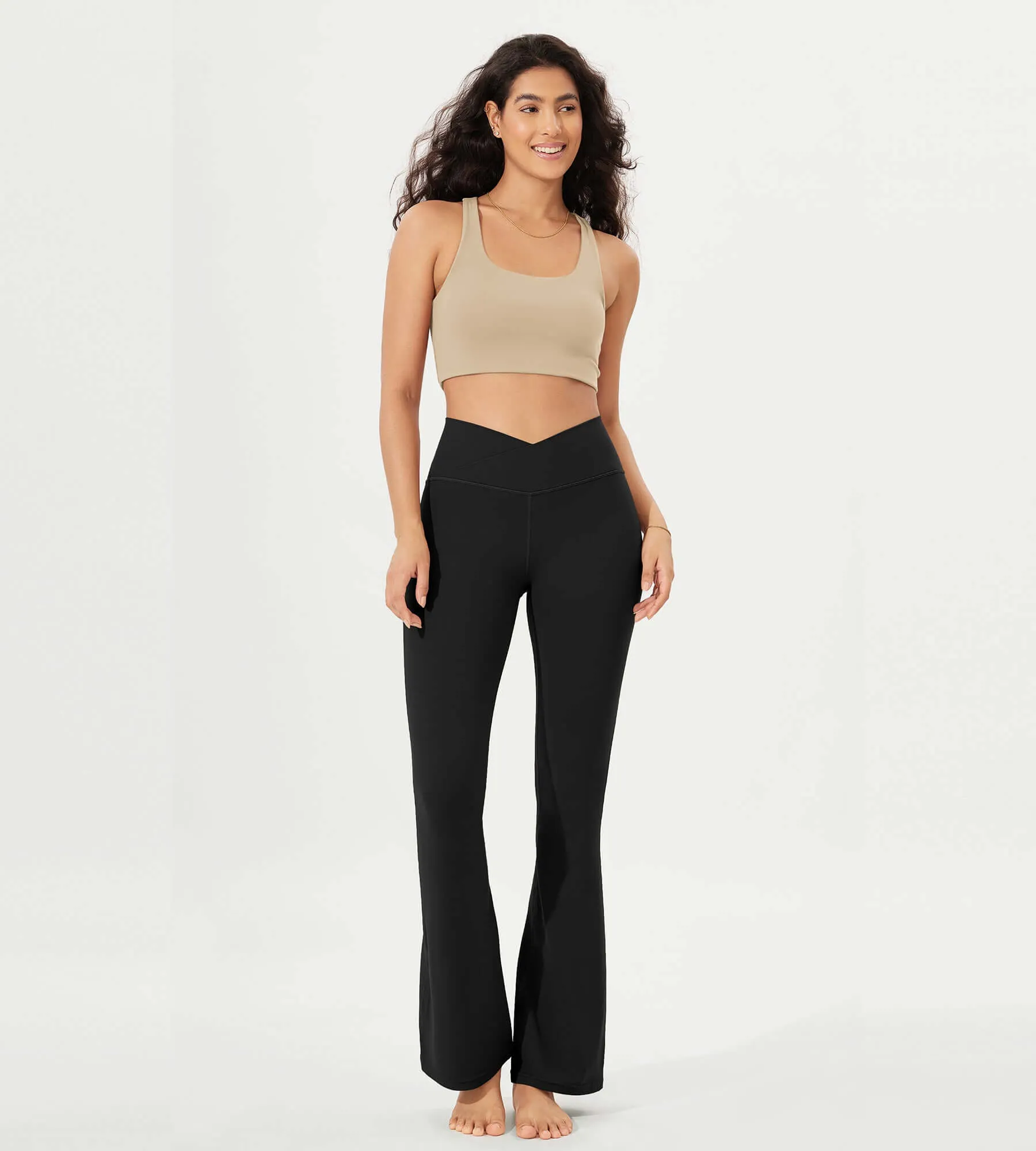 32" Cloud Feeling  High Waist Bootcut Lounge Yoga  Pants with Back