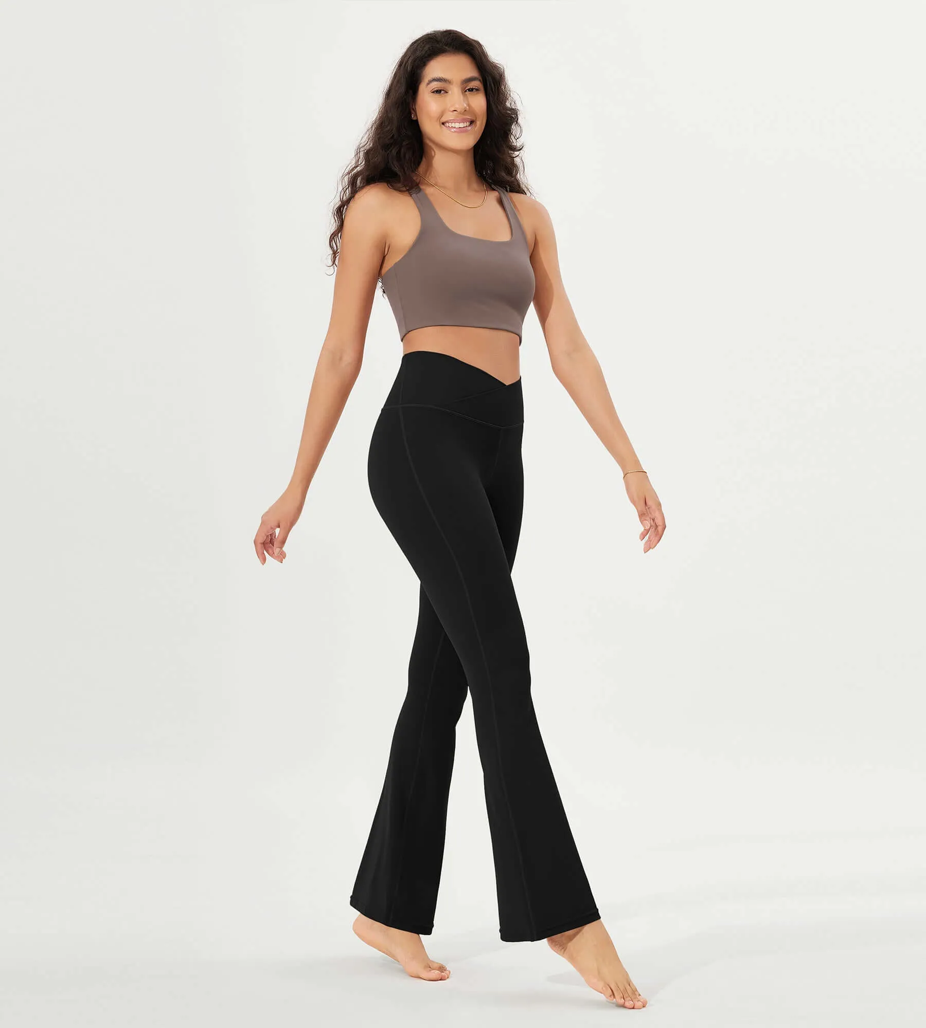 32" Cloud Feeling  High Waist Bootcut Lounge Yoga  Pants with Back