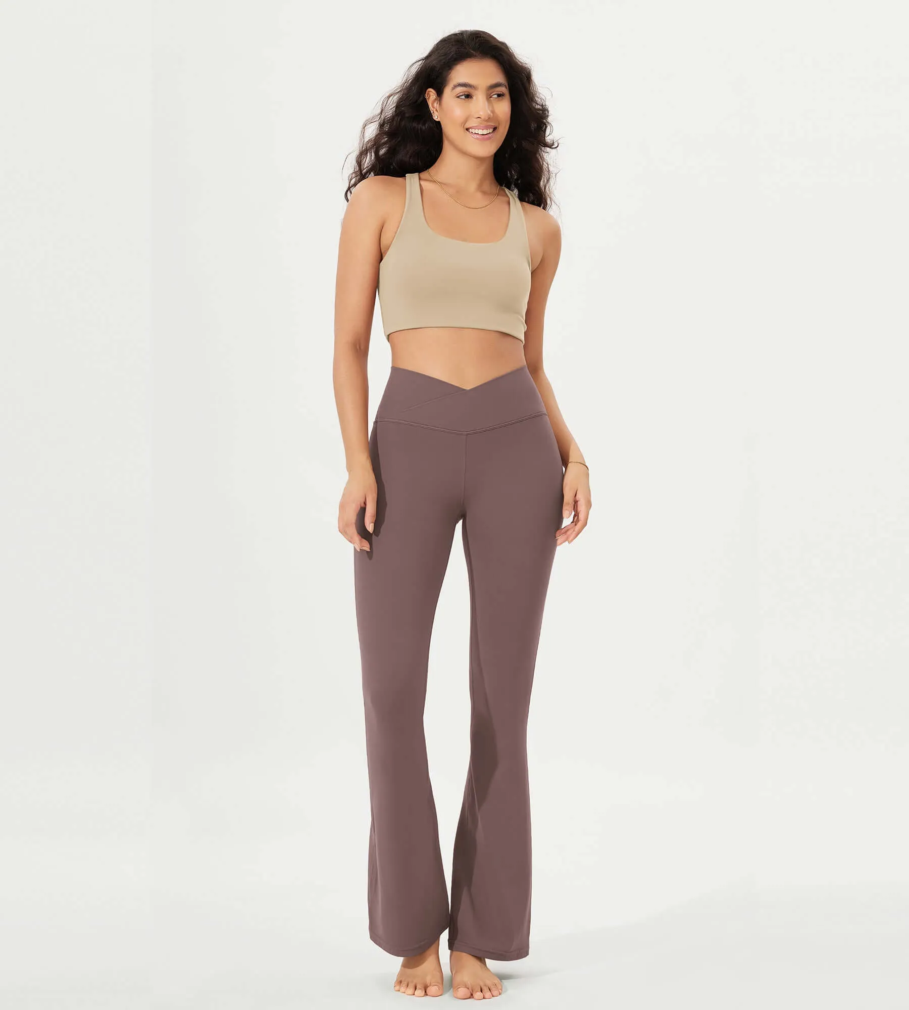 32" Cloud Feeling  High Waist Bootcut Lounge Yoga  Pants with Back