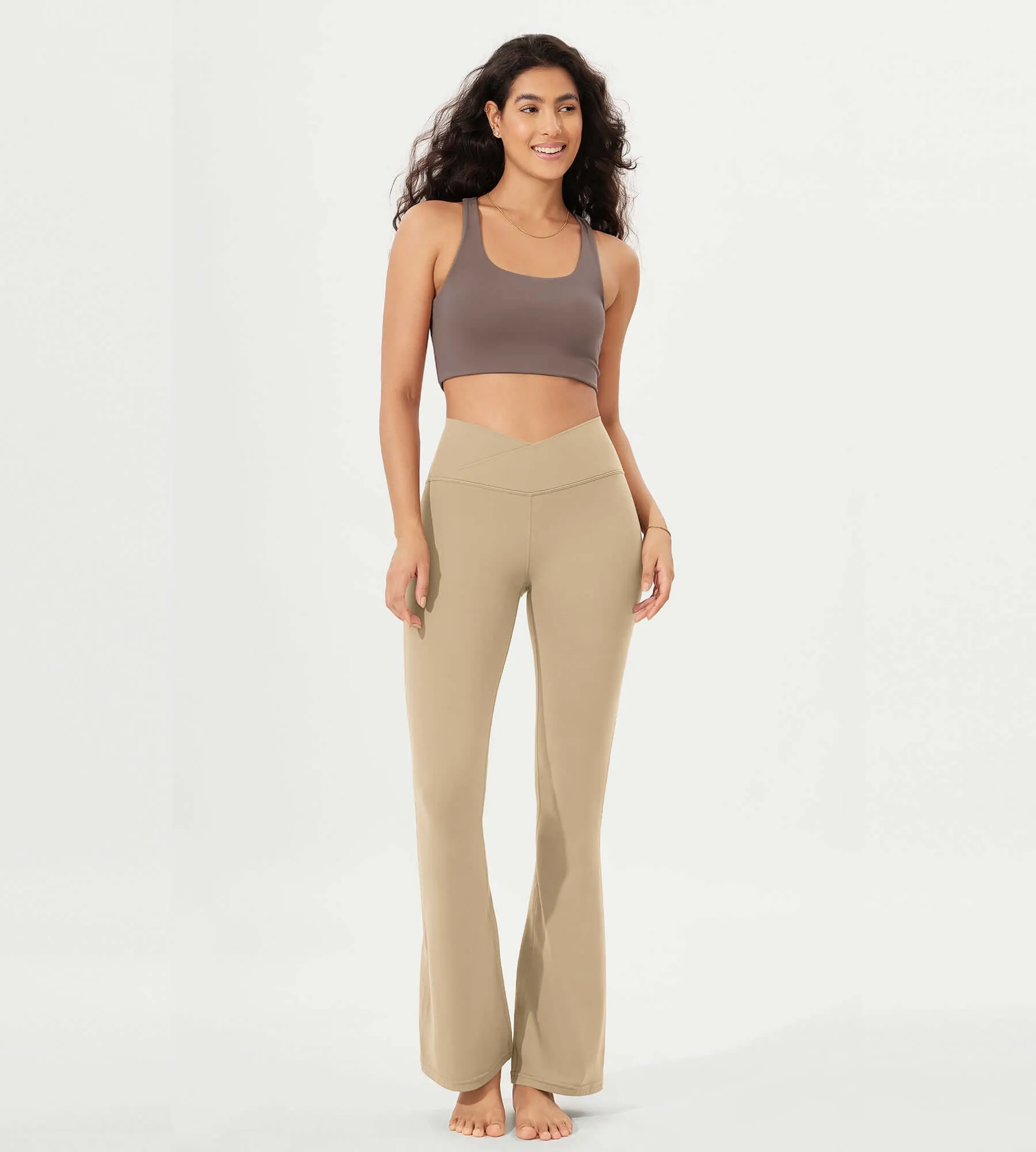 32" Cloud Feeling  High Waist Bootcut Lounge Yoga  Pants with Back
