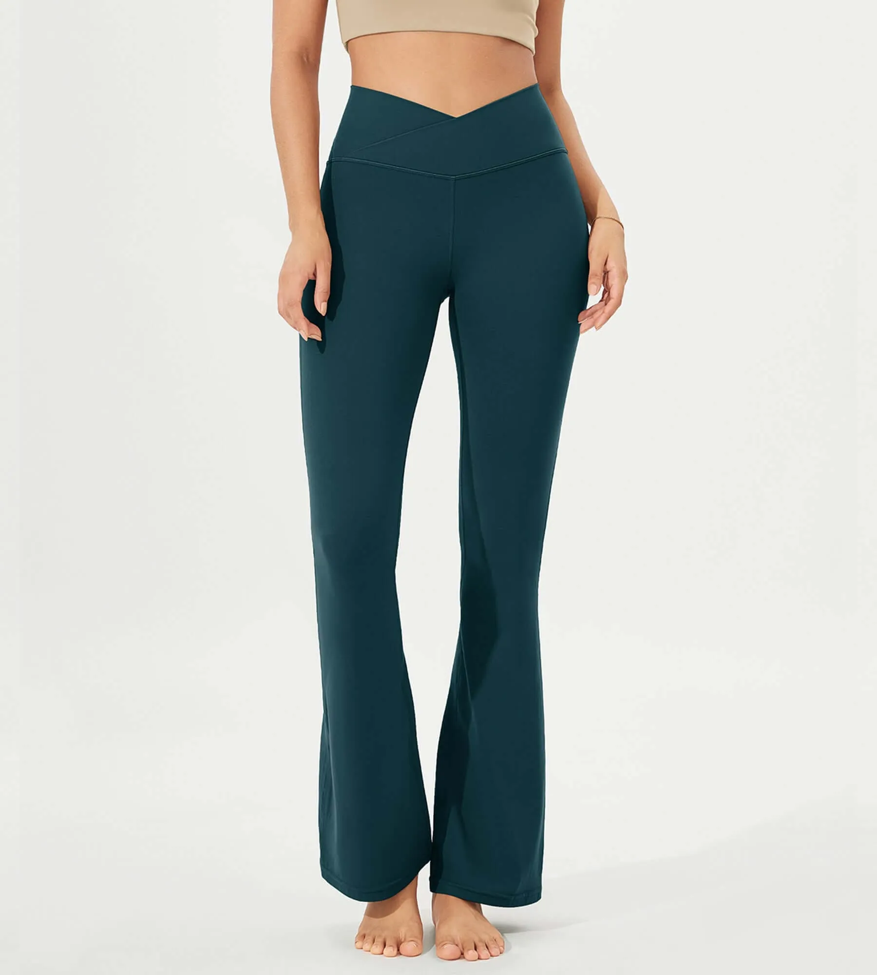 32" Cloud Feeling  High Waist Bootcut Lounge Yoga  Pants with Back