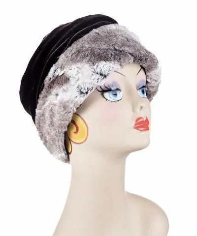 Ana Cloche Hat Style - Luxury Faux Fur in Birch