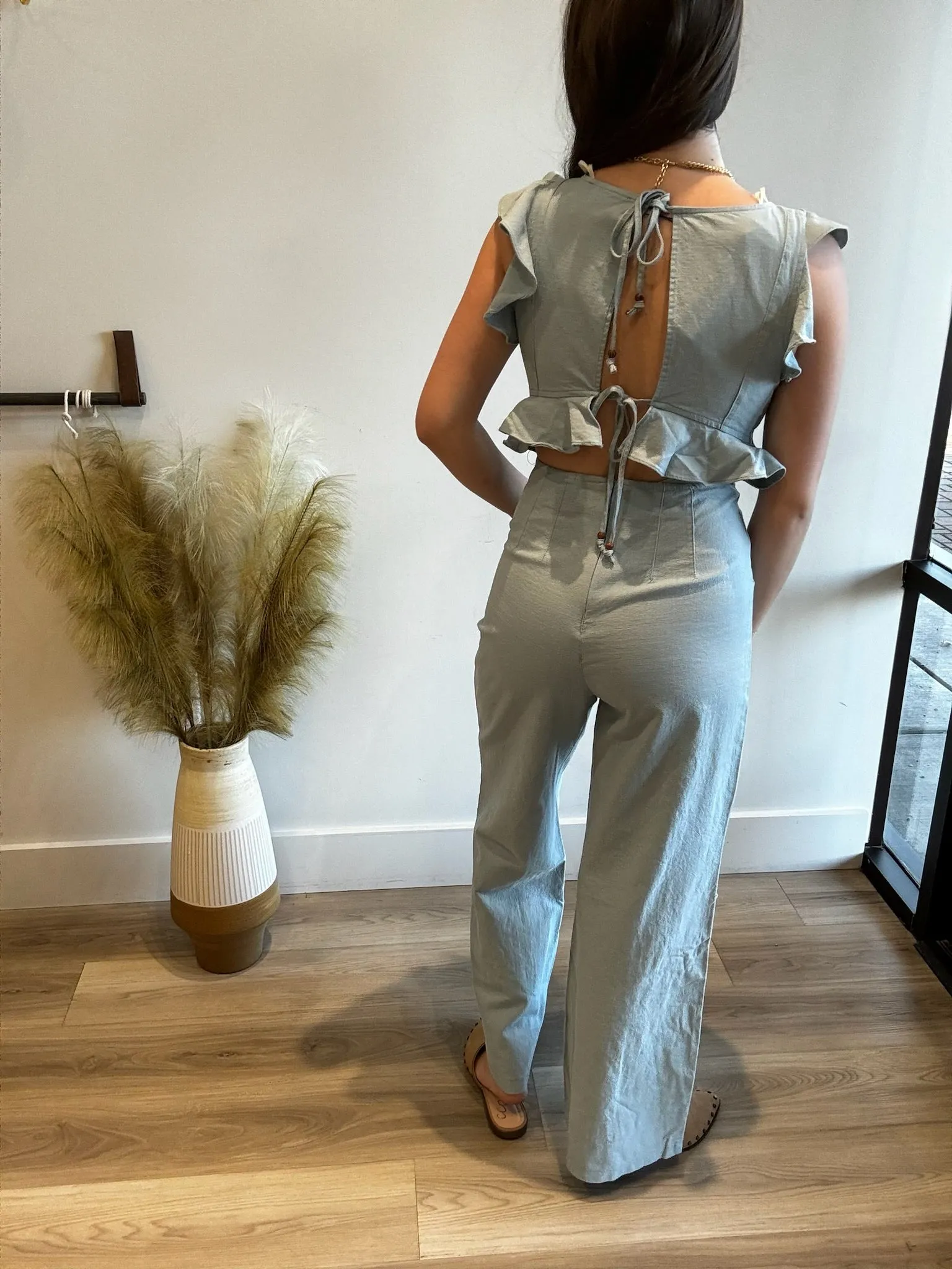 Asher Tie Back Jumpsuit