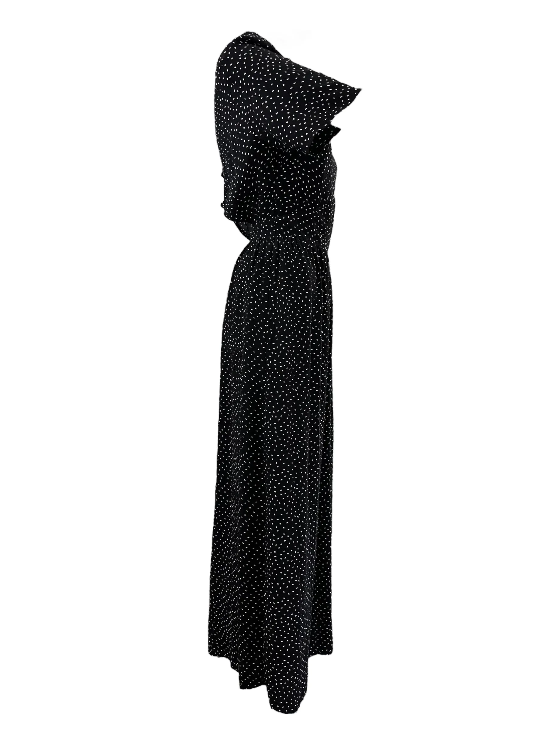 Asos Design Jumpsuit - Black Dots Print