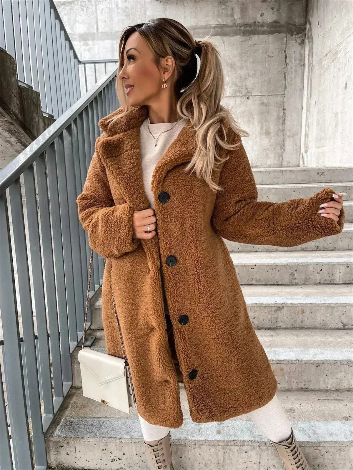 Ava™ - Warm Embrace Teddy Coat