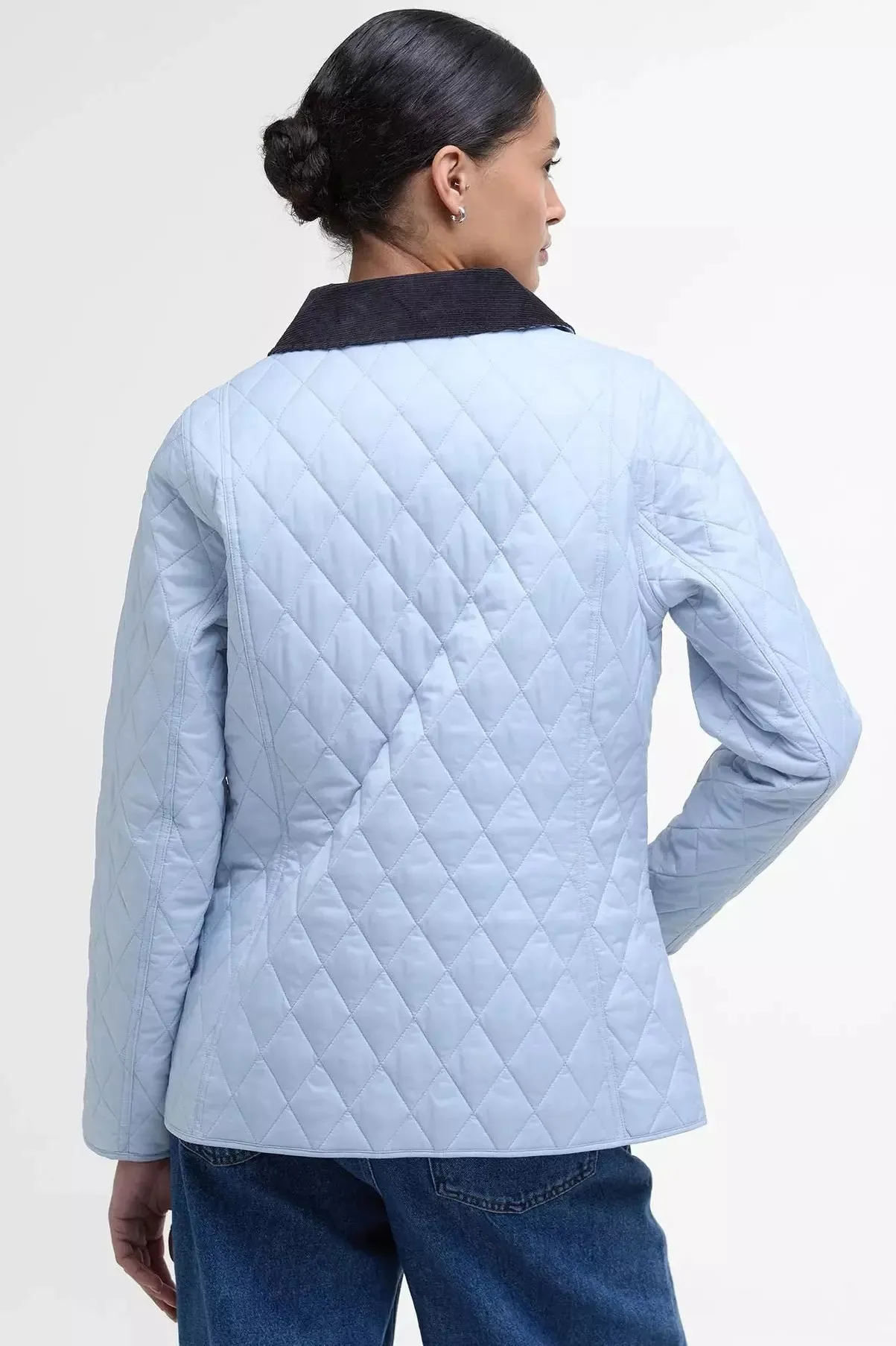 Barbour Annandale Ladies quilted jacket in Breeze Blue LQU0475BL18