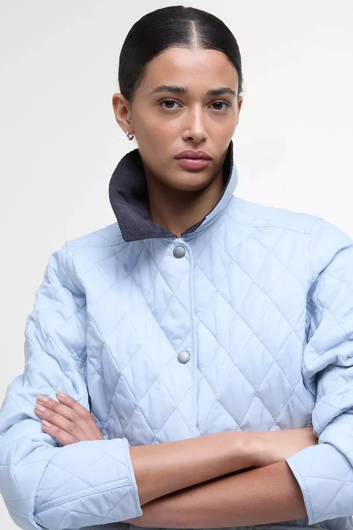 Barbour Annandale Ladies quilted jacket in Breeze Blue LQU0475BL18