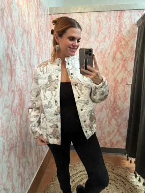 Birdie Quilted Bomber Jacket