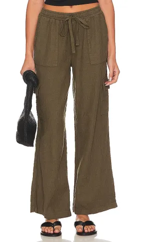 Bobi Cargo Pants in Olive