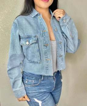 Cali Girl Denim Jean Jacket (medium wash)