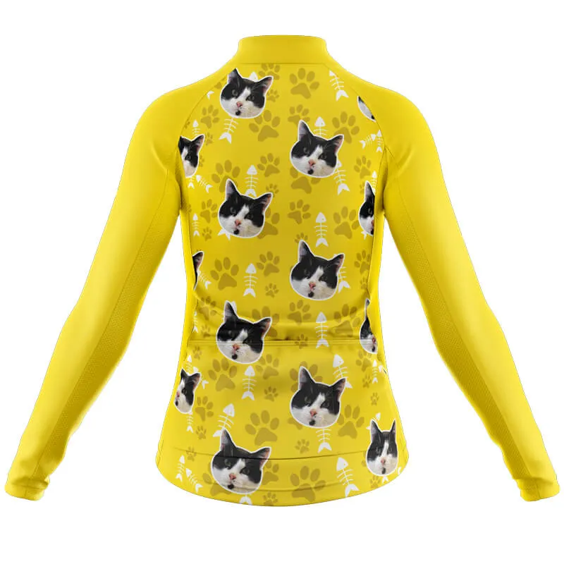 Cat Custom Face Club Jerseys (Yellow)