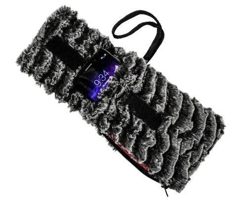 Cell Phone Purse - Desert Sand Faux Fur
