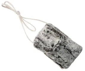 Cell Phone Purse - Luxury Faux Fur in Khaki
