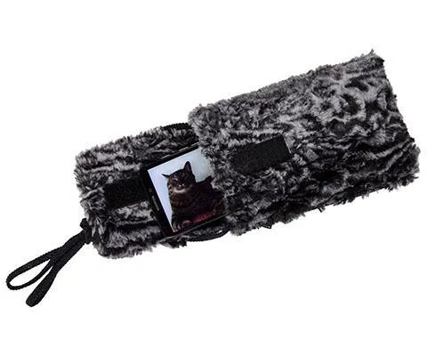 Cell Phone Purse - Luxury Faux Fur in Smouldering Sequoia