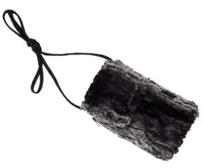 Cell Phone Purse - Luxury Faux Fur in Smouldering Sequoia