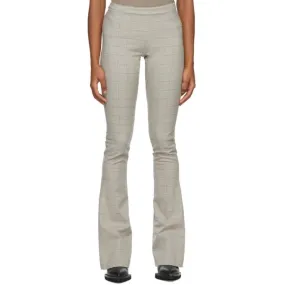 Charlotte Knowles Grey Check Stream Trousers