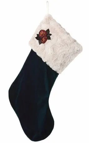 Christmas Stocking -  Assorted Festive Velvets with Assorted Cuddly Faux Fur Cuffs