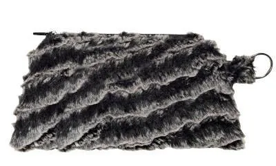 Coin Purse & Cosmetic Bag - Desert Sand Faux Fur (Limited Availability)