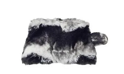 Coin Purse & Cosmetic Bag - Luxury Faux Fur in Ocean Mist (Limited Availability)