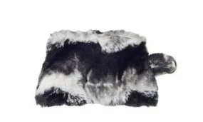 Coin Purse & Cosmetic Bag - Luxury Faux Fur in Ocean Mist (Limited Availability)