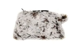 Coin Purse & Cosmetic Bag - Luxury Faux Fur in Sienna Stratus