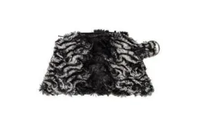 Coin Purse & Cosmetic Bag - Luxury Faux Fur in Smoky Essence -  Sold Out!