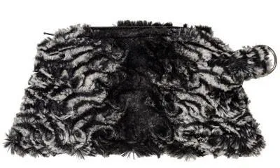 Coin Purse & Cosmetic Bag - Luxury Faux Fur in Smoky Essence -  Sold Out!