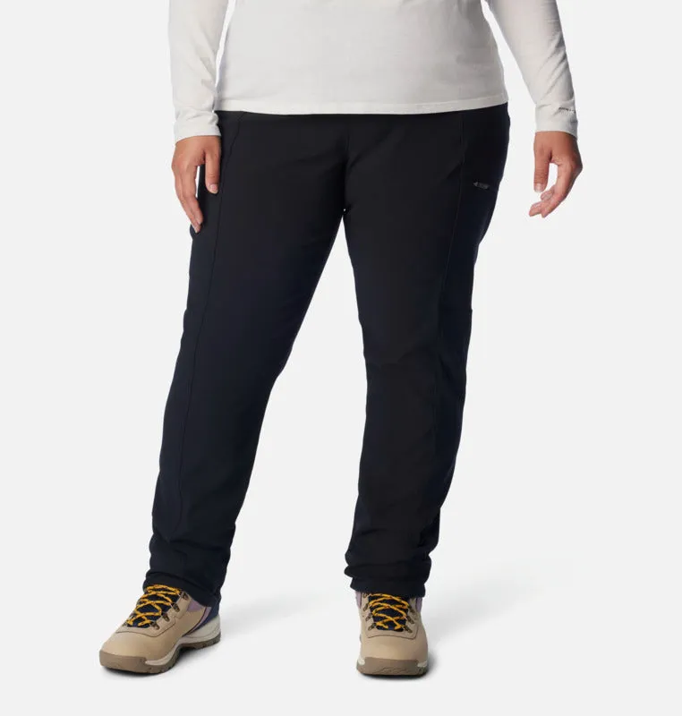 Columbia Women's Back Beauty Highrise Warm Winter Softshell Pants-Black
