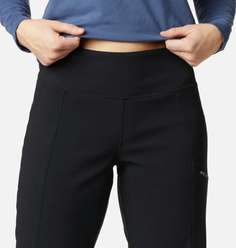 Columbia Women's Back Beauty Highrise Warm Winter Softshell Pants-Black