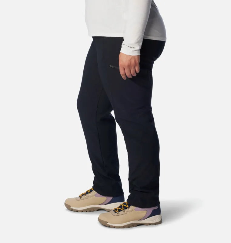 Columbia Women's Back Beauty Highrise Warm Winter Softshell Pants-Black