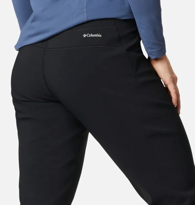 Columbia Women's Back Beauty Highrise Warm Winter Softshell Pants-Black