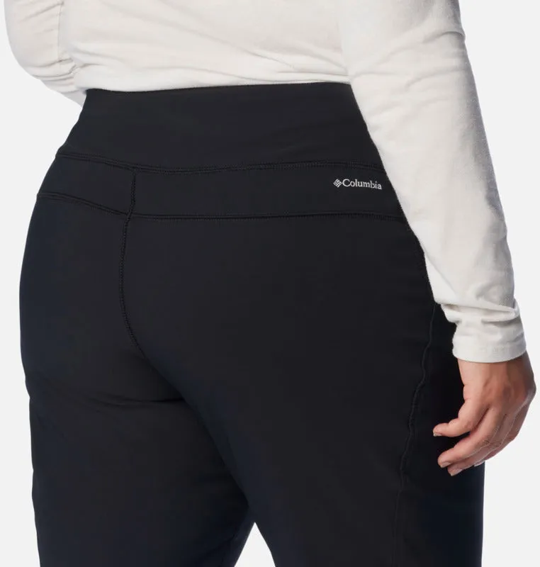 Columbia Women's Back Beauty Highrise Warm Winter Softshell Pants-Black